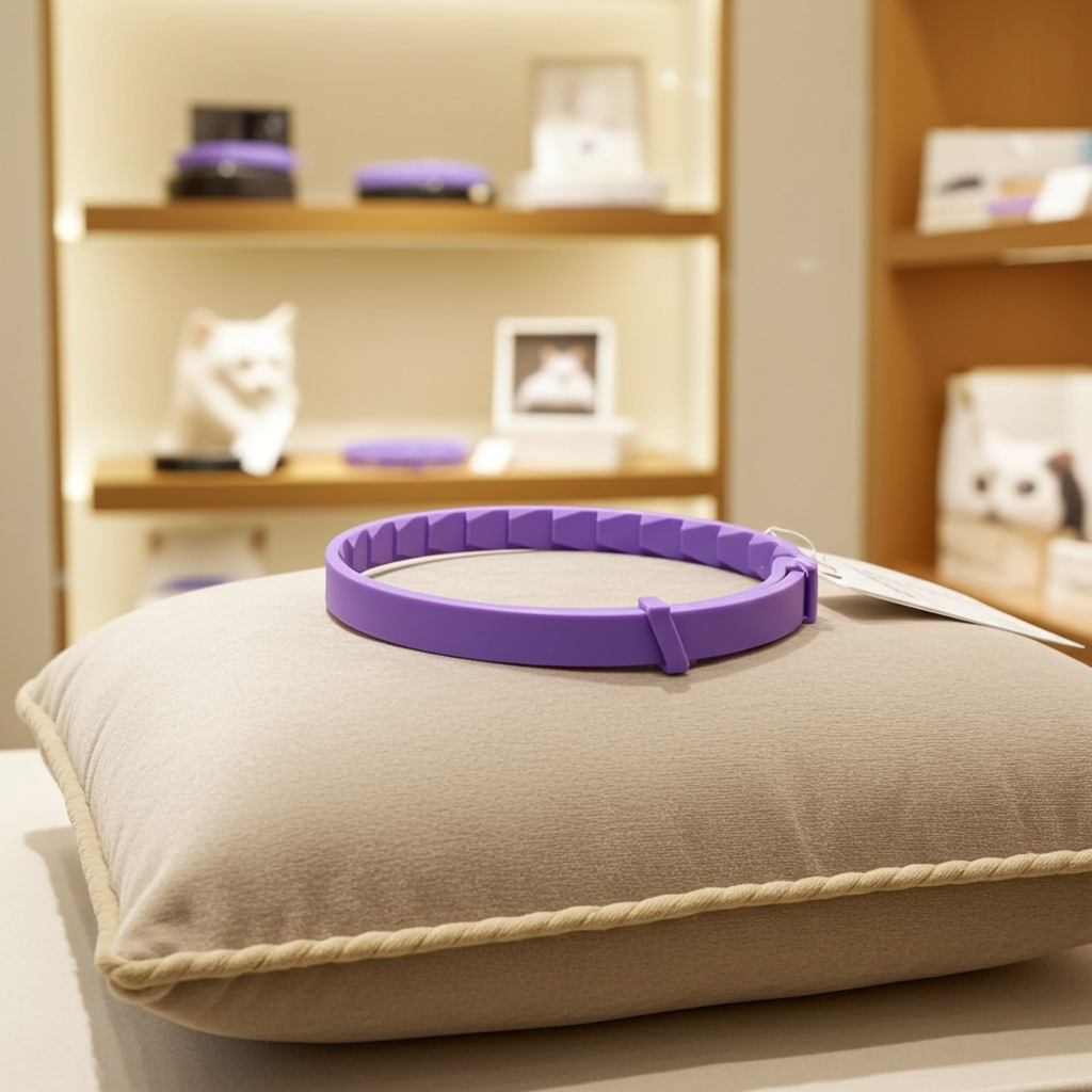 Pet Calming Collar for Dogs and Cats, Pheromone Lavender and Chamomile Anxiety Relief, 30-Day