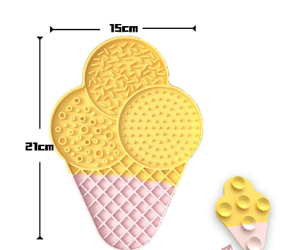 Silicone Dog Lick Mat, Calming Paw Pad for Anxiety Relief and Bath Time