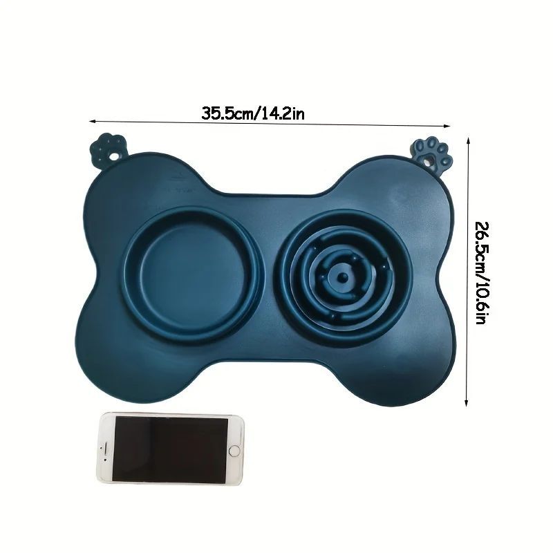 Silicone Lick Mat for Dogs and Cats, Anti-Slip Slow Feeder Pad, Anxiety Relief and Boredom Buster