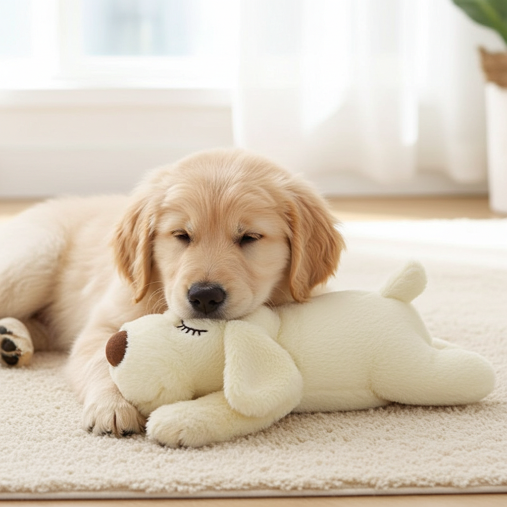 Heartbeat Anxiety Companion Toy for Dogs, Separation Anxiety Relief Puppy Toy