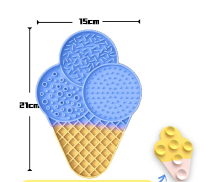 Silicone Dog Lick Mat, Calming Paw Pad for Anxiety Relief and Bath Time