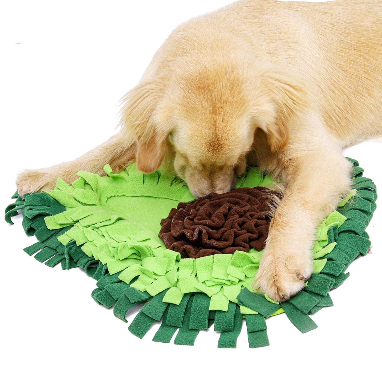 Dog Snuffle Mat, Interactive Sniffing Puzzle for Anxiety Relief and Mental Stimulation