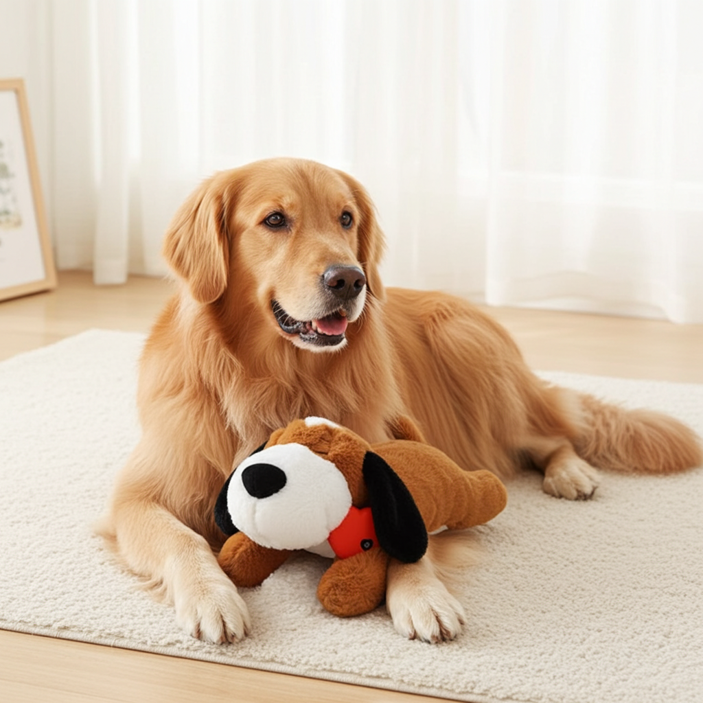 Heartbeat Anxiety Companion Toy for Dogs, Separation Anxiety Relief Puppy Toy