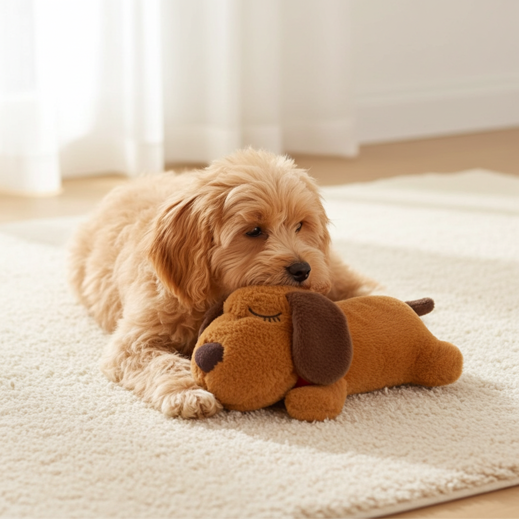 Heartbeat Anxiety Companion Toy for Dogs, Separation Anxiety Relief Puppy Toy