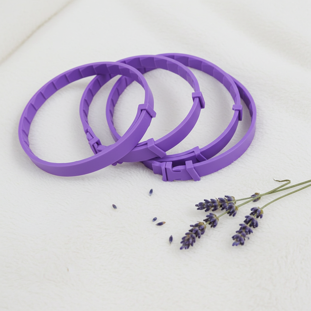 Pet Calming Collar for Dogs and Cats, Pheromone Lavender and Chamomile Anxiety Relief, 30-Day